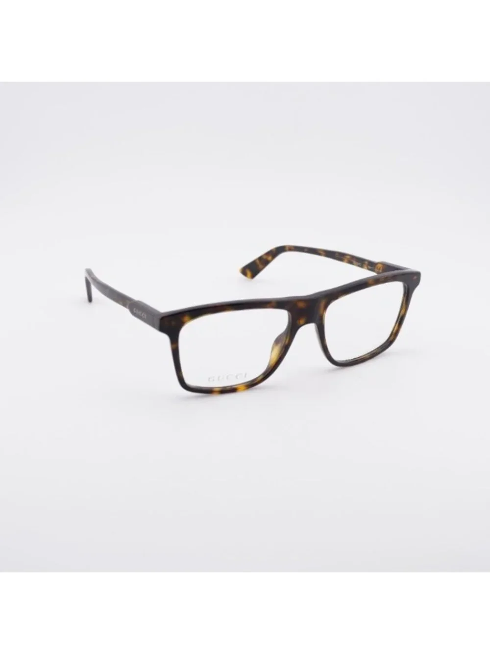 Gucci GG1820O 002 Eyeglasses Havana 55mm Square Frame